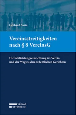 Obrázek produktu pro Vereinsstreitigkeiten nach § 8 VereinsG