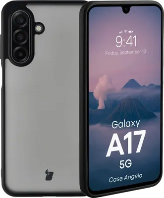 Produktbild von Handyhülle für Galaxy A17 5G, Bizon Case Angelo, Getönte mit schwarzem Rahmen