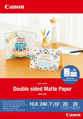 Image de Canon 4076C006 - Papier Mat Mp-101D 7X10 20F