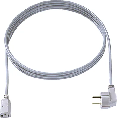 Produktbild von BACHMANN Zuleitung H05VV-F 3G0,75mm² grau, 2,0m, Typ 30/35 / C13