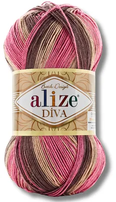 Image de Alize 1x 100g Diva Batik, fil à effets de dégradé de couleurs, idéal pour le crochet et le tricot (référence : 7829)