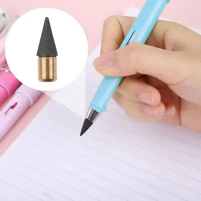 Produktbild von 10pcs Bleistift Nib ersetzbar ersetzbare ewige, abnehmbare abnehmbare glatte Schreiben von Graphit -Tinten ohne Schreibstifte NIB Schullieferungen