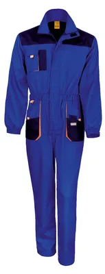 Image de WORK-GUARD by Result - Combinaison pour hommes/femmes unie FK2899 (5XL régulier) (bleu roi/bleu marine/orange)