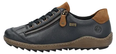 Produktbild von Remonte Damen Sneaker Komfort weiche lose Einlage & Reißverschluss R1402_1, Größe:37 EU, Farbe:Blau
