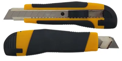 Produktbild von Stammartikel Profi-Cuttermesser 18mm schwarz/gelb Auto-Lock