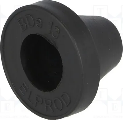 Immagine prodotto di 10 passacavi, apertura: 21 mm, diametro del cavo: 9÷12 mm, lunghezza: 23 mm, gomma nera
