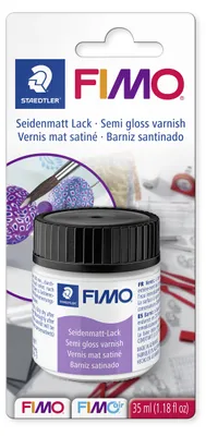 Produktbild von STAEDTLER FIMO 8705 Seidenmatt-Lack Blisterkarte Glas mit 35 ml