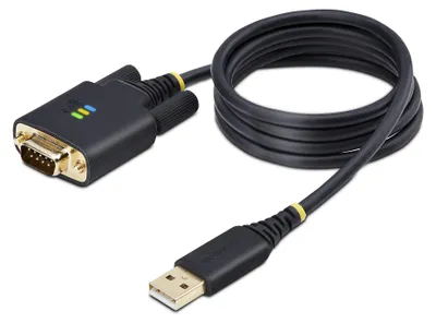 Produktbild von StarTech.com USB-Seriell-Adapterkabel 1 m, USB-A auf DB9 RS232, FTDI
