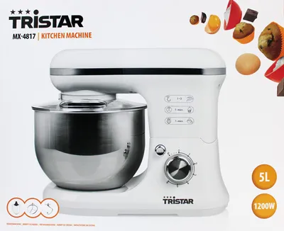 Produktbild von Tristar MX-4817 Küchenmaschine weiß 5L Rührschüssel 1200W
