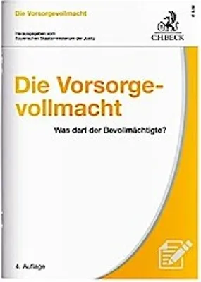 Produktbild von Die Vorsorgevollmacht