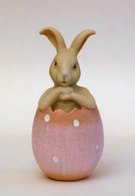 Produktbild von Osterhase Dekohase Hase Oster Deko Tier Figur Osterei Ei Skulptur Statue Keramik