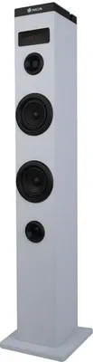 Obrázek produktu pro NGS věžový reproduktor Sky Charm Bluetooth USB RadioFM AUX 50W bílý  NGS