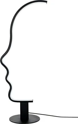 Zdjęcie produktu dla Lampa stołowa FACE TABLE czarna