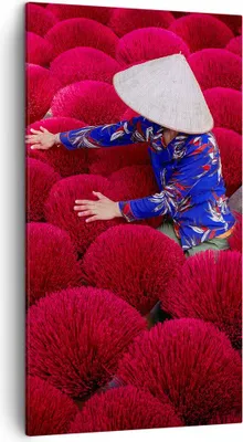 Produktbild von Bild auf Leinwand - Leinwandbild - Einteilig - Trocknen Weihrauch Vietnam - 45x80cm - Wand Bild - Wanddeko - Wandbilder - Leinwanddruck - Bilder - Wanddekoration - Leinwand bilder - PA45x80-4655