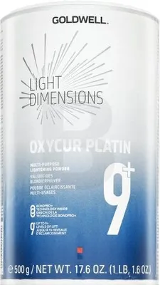 Produktbild von Goldwell Light Dimensions Oxycur Platin 9+ Multi-Purpose Lightening Powder Puder zur Haaraufhellung 500 g