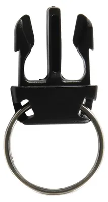 Produktbild von Schlüsselclip für Schlüsselmappe passend für Schlüsselmappe, aus robustem Kunststoff, Schwarz, Verpackungseinheit: 1 STK