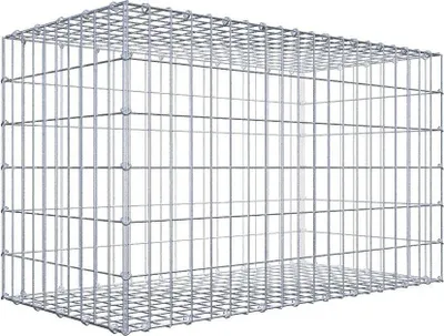 Immagine prodotto di Gabbione 100 cm x 60 cm x 50 cm (L x H x P), maglia 5 cm x 10 cm, anello a C