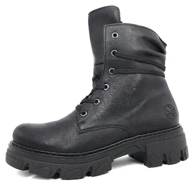 Productafbeelding van Rieker Kuwait Damenschuhe Stiefeletten Schnürer Schwarz Freizeit