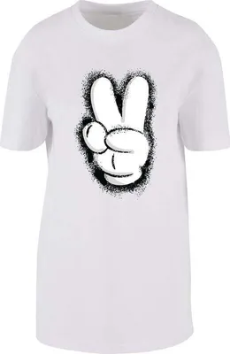 Produktbild von Mickey Mouse Oversize T-Shirt Damen Victory - Oversize weiß XL