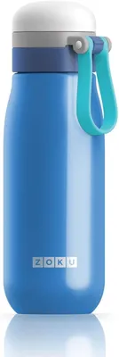 Obrázek produktu pro Kelímek na pití, 0,5 l, nerezová ocel, bez BPA, modrý- Zoku | Kids