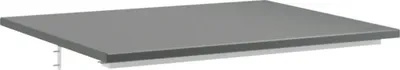 Obrázek produktu pro Deska pod umyvadlo bez výřezu Jungborn QUATTRO černá matná 61 x 46 x 1,6 cm