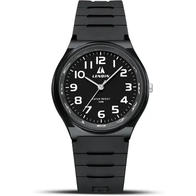 Produktbild von Outdoor Herrenuhr Weiß mit Sportarmband 30M wasserdicht mit Kalender Militäruhr