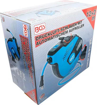Immagine prodotto di BGS Tubo per aria compressa con avvolgitore automatico 12 m + 2 m - 3323