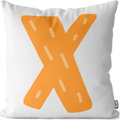 Produktbild von VOID X Alphabet Buchstabe Namen Kissenbezug Kissenhülle Sofakissen Kissen Deko Outdoor-Kissen Dekokissen