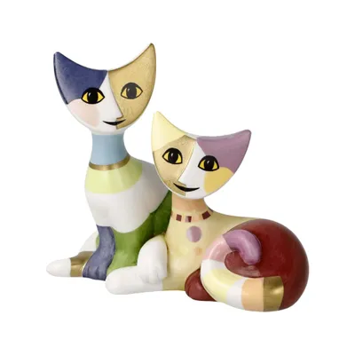 Obrázek produktu pro Goebel porcelánové figurky koček Tea A Tazio V: 8 cm Rosina Wachtmeister