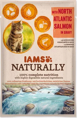 Produktbild von IAMS 135175, Adult, jede Rasse, Lachs, 85 g