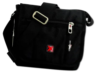 Produktbild von Travel N Meet Umhängetasche schwarz Messenger Bag Schultertasche Polyester Schultertasche