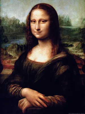 Produktbild von Leonardo Da Vinci Kunstdruck Bild - Mona Lisa (80 x 60 cm)
