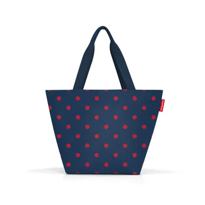 Produktbild von reisenthel shopper M, Einkaufstasche, Tragetasche, Schultertasche, Tasche, Polyestergewebe, Mixed Dots Red, 15 L, ZS3075