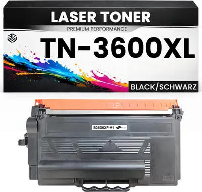 Produktbild von 2 x XL Toner TN-3600XL für Brother kompatibel Schwarz TN3600XL wie Original HL-L5210DN/5210DW/5215DN/6210DW/6410DN/6415DN DCP-L5510DW MFC-EX910