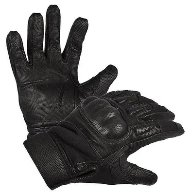 Produktbild von Mil-tec Action Nomex® Einsatzhandschuhe mit Knöchelschutz, schwarz