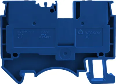 Produktbild von Reihenklemme 6mm2 Durchgangsklemme Blau UL 5637