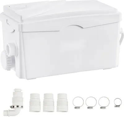 Image de Station de relevage 350 W - pompe à eaux usées débit 6000 l/h - hauteur de refoulement 7 m - 3 entrées d'eau pour cave, cuisine, évier, douche, baignoire