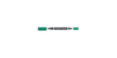 Obrázok produktu pre Obojstranné guľôčkové pero M-F zelené Staedtler