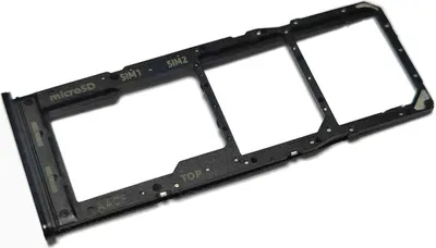 Produktbild von Simkartenhalter passend für Samsung Galaxy A13 5G (SM-A136B/DSN), Dual-SIM + SD Fach, Originalersatz, Schwarz