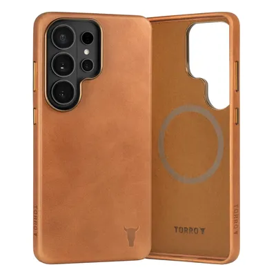 Produktbild von TORRO Galaxy S26 Ultra Leder-Bumper-Hülle - Hellbraun