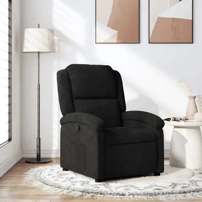 Produktbild von Cloris Designermöbel Relaxsessel Schwarz Samt 2024 Neu