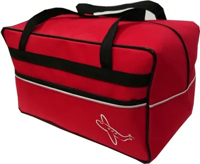 Produktbild von REISETASCHE 40 x 20 x 25 cm Boardgepäck Bordcase Reise Koffer HANDGEPÄCK Tasche Rot