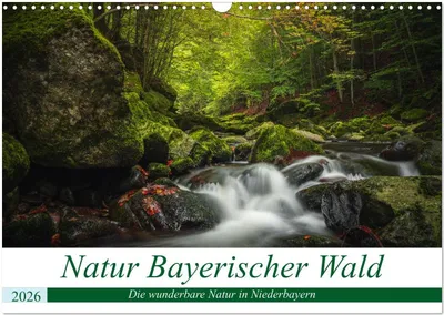 Produktbild von Natur Bayerischer Wald (Wandkalender 2026 DIN A3 quer), CALVENDO Monatskalender