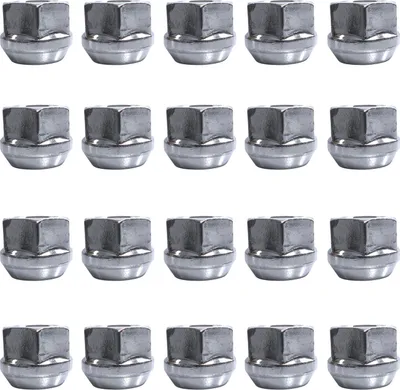 Immagine prodotto di 20x Dado ruota M12x1,5 collare conico 60° cromato mm | chiave 19 mm compatibile con Hyundai Accent I Accent II