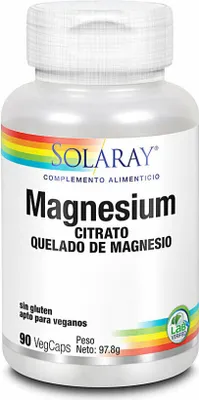 Immagine prodotto di Solaray Magnesio 133 Mg 90 Capsule