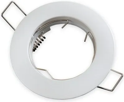 Obrázok produktu pre LED Line® Zapustené bodové svietidlo GU10 Ø65 mm s vyvŕtaným otvorom hliník vrátane pätice GU5,3 12V pre LED žiarovky 50 mm okrúhle biele matné