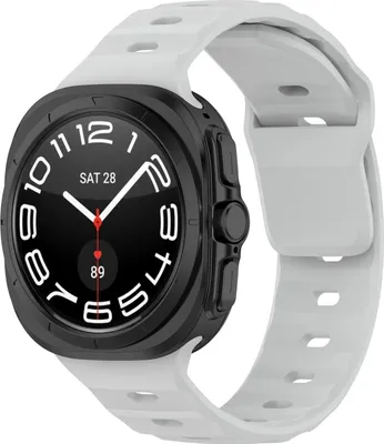 Produktbild von Bizon Strap Watch Silicone Samsung Galaxy Watch Ultra 47 mm hellgrau