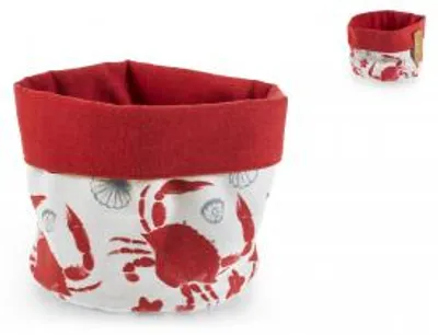 Immagine prodotto di H&H Cestino Coral In Cotone E Poliestere Cm 16