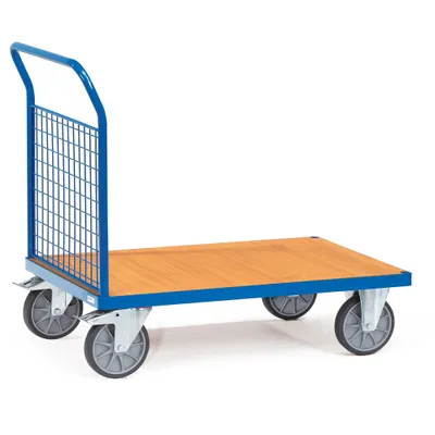 Produktbild von Fetra Stirnwandwagen 600 kg Ladefläche L x B 1200 x 800 mm Drahtgitterwand