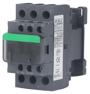 Produktbild von LC1D18 AC-Schütz, 380 V Nennspannung, niedrige industrielle elektrische 18 A AC36 V-Spule